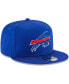 Men's Royal Buffalo Bills Basic 9FIFTY Adjustable Snapback Hat Синий - фото #4