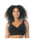 ფოტო #1 პროდუქტის Plus Size Adriana Wire-Free Lace Bralette