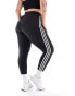 Фото #9 товара adidas Sportswear Plus Essential leggings with three stripes in black