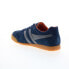 Фото #6 товара Gola Harrier Suede CMA192 Mens Blue Suede Lace Up Lifestyle Sneakers Shoes 8