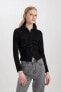 Поло Defacto Slim Fit Yaka Uzun C1326ax24sp