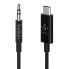 Фото #3 товара Аудио кабель Belkin RockStar™ 3.5mm с разъемом USB-C™ - USB C - Male - 3.5mm - Male - Черный