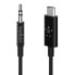 Belkin RockStar™ 3.5mm Audio Cable with USB-C™ Connector - USB C - Male - 3.5mm - Male - Black