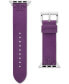 Purple Leather Strap For Apple Watch® 38mm-45mm