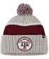 Фото #1 товара Men's Gray Texas A M Aggies Holcomb Cuffed Knit Hat with Pom