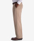Фото #3 товара Men's Premium Comfort Stretch Classic-Fit Solid Flat Front Dress Pants