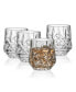 Фото #3 товара Wesley 11 Ounce Double Old Fashion Drinking Glass 4-Piece Set