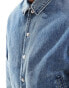 Levi's Rowan varsity denim jacket in mid blue