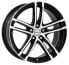 Dezent TZ-C black polished 6.5x16 ET22 - LK5/112 ML66.6