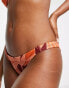 Accessorize – Tanga-Bikinihose mit tropischem Muster Разноцветный, 40 - фото #3