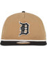 Фото #2 товара Men's Khaki/Black Detroit Tigers Golfer Snapback Hat