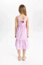 Фото #4 товара Платье для малышей defacto Poplin Kolsuz Elbise