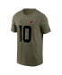 Фото #3 товара Men's DeAndre Hopkins Olive Arizona Cardinals 2022 Salute To Service Name and Number T-shirt