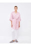 Фото #3 товара Пижама LCW DREAM Crossover Neck Printed Satin Robe