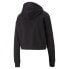 Фото #3 товара Puma Classics Cropped Pullover Hoodie Womens Black Casual Outerwear 53805701