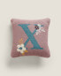 Letter x children’s cushion