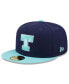 Фото #4 товара Men's Navy, Light Blue Texas Longhorns 59FIFTY Fitted Hat