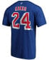 Фото #3 товара Men's Kaapo Kakko Blue New York Rangers Player Authentic Stack Name and Number T-shirt