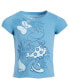 Toddler & Little Girls Minnie Mouse Flocked Graphic T-Shirt
