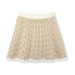 Girls Organic Cotton Houndstooth Pull-On Sweater Skirt