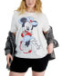 ფოტო #1 პროდუქტის Trendy Plus Size Howdy Minnie Mouse Tee