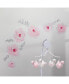 Фото #2 товара Blossom Pink/Gray Watercolor Floral Wall Decals