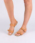 Фото #9 товара Women's Twylah Buckle Flat Sandals