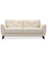 Фото #5 товара Myia 82" Tufted Back Leather Sofa, Created for Macy's