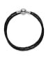 Moments Sterling Silver Double Leather Bracelet