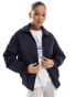 Stradivarius STR bomber jacket in navy