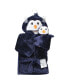 ფოტო #3 პროდუქტის Baby Boys h Bathrobe and Toy Set Penguin