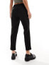 Vero Moda Petite straight leg trousers in black