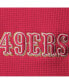 Фото #4 товара Men's Scarlet San Francisco 49ers Logo Maverick Thermal Henley Long Sleeve T-shirt