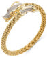 ფოტო #1 პროდუქტის Diamond Dragon Bypass Bracelet (1 ct. t.w.) in 14k Gold over Sterling Silver