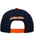 ფოტო #5 პროდუქტის Big Boys Navy Auburn Tigers Precurved Snapback Hat
