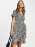 Фото #4 товара Vero Moda wrap mini dress in leopard print