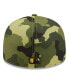 ფოტო #5 პროდუქტის Men's Camo Miami Marlins 2022 Armed Forces Day On-Field Low Profile 59Fifty Hat