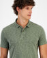 Men's Regular-Fit Textured Polo Shirt, Created for Macy's