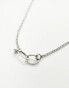 Фото #4 товара Icon Brand perla double chain necklace in silver