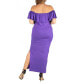 Фото #2 товара Платье макси с открытыми плечами 24seven Comfort Apparel