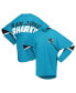 Women's Teal San Jose Sharks Jersey Long Sleeve T-shirt Голубой, 2XL - фото #1