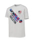 ფოტო #2 პროდუქტის Big Boys White Team USA Skeleton Scattered Swatch T-shirt