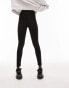 Фото #4 товара Topshop Petite basic ankle legging in black