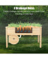 Wooden Raised Vegetable Garden Bed Elevated Grow Vegetable Planter