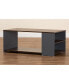 Фото #5 товара Thornton Modern and Contemporary 39.4" Two-Tone and Finished Wood Storage Coffee Table