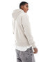 Jack & Jones oversize hoodie with chest logo in beige