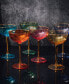 Фото #7 товара Martini And Champagne Vintage Art Deco Coupe Glasses,, Set of 6