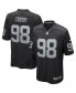 ფოტო #4 პროდუქტის Las Vegas Raiders Men's Game Jersey - Maxx Crosby