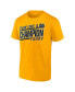 Фото #3 товара Men's Gold Notre Dame Fighting Irish Play Like A Champion T-shirt