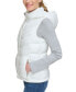 Фото #3 товара Women's Packable Hooded Puffer Vest, Created for Macy's